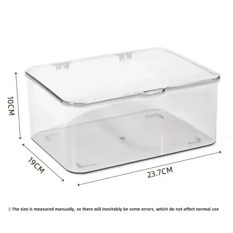 Acrylic Clear Clamshell Storage Organizer Box | Home & Office