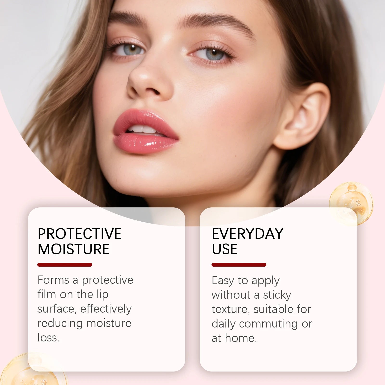 Tocopherol Lip Nourishing Essence Increase Elasticity Reduce Lip Lines Reduce Dryness Remove Dead Skin Moisturize Lip Care Serum Peaceful Pleasures Health and Wellness