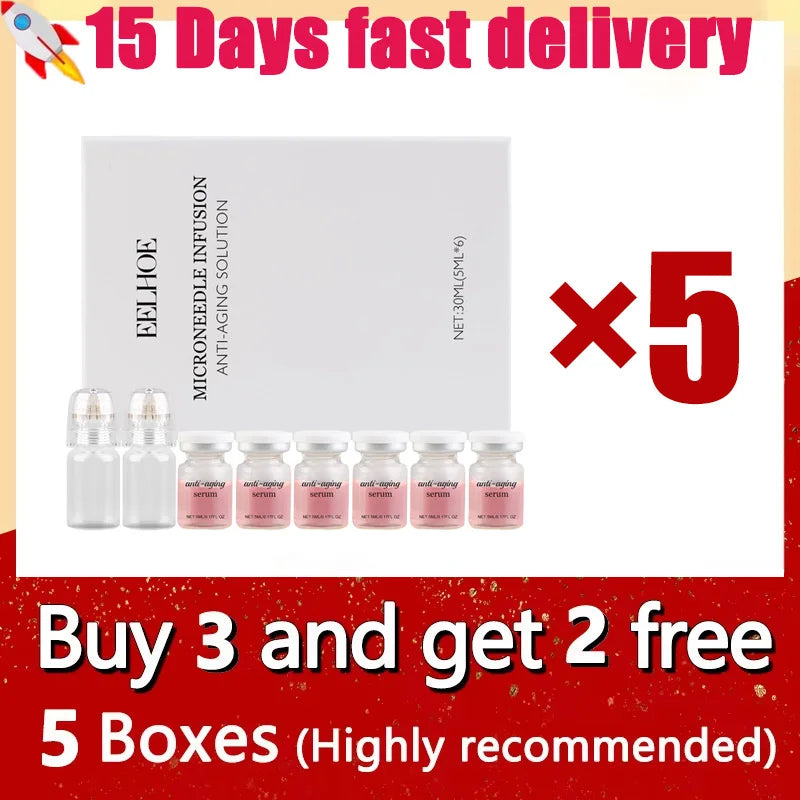 Complete Facial Care Kit 2 Tools & 6 Essence Bottles Hydrate Nourish Firm Skin Reduce Fine Lines Anti-Aging Collection Peaceful Pleasures Health and Wellness 5 box