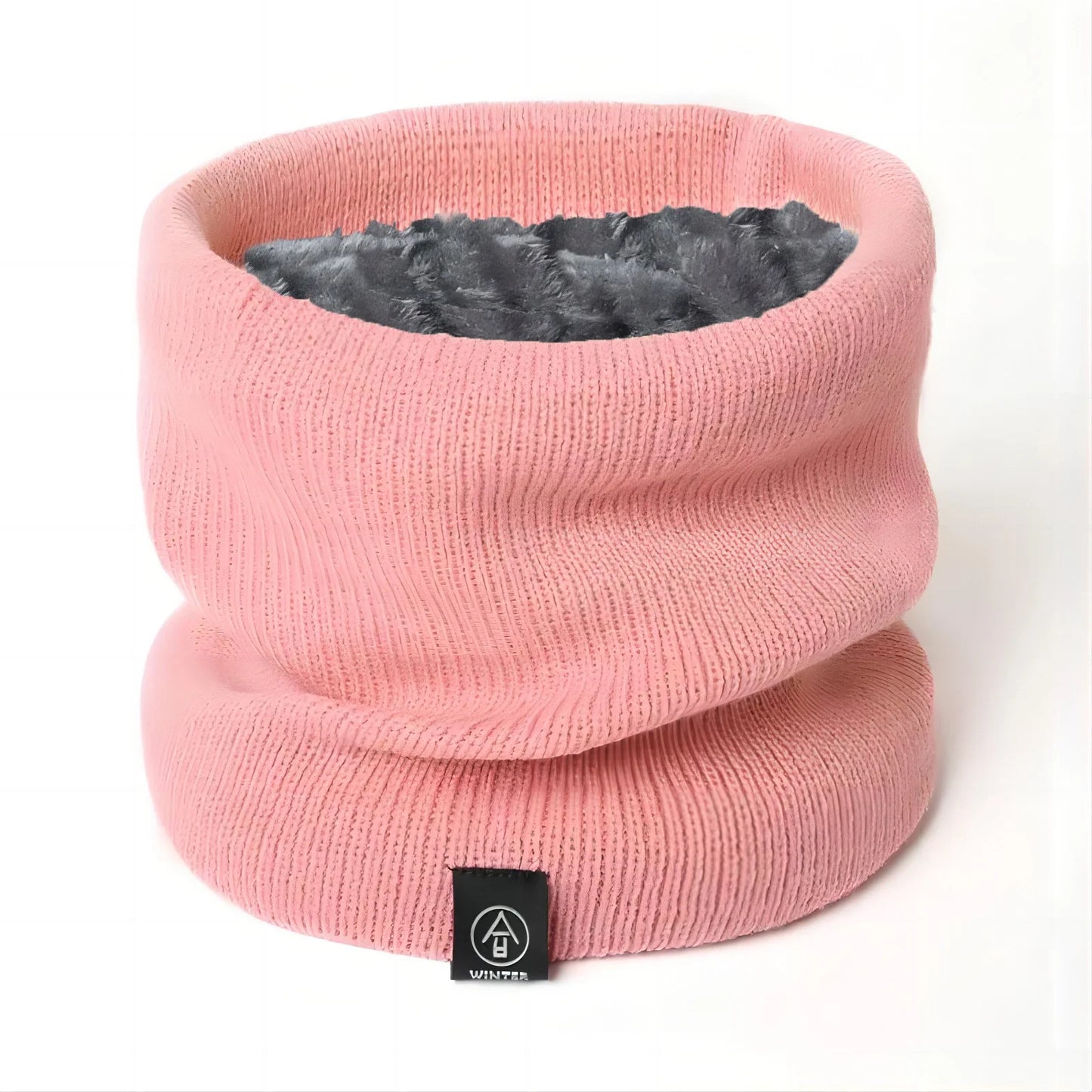 Women's Knitted Cashmere-Like Winter Neck Gaiter Snood Scarf