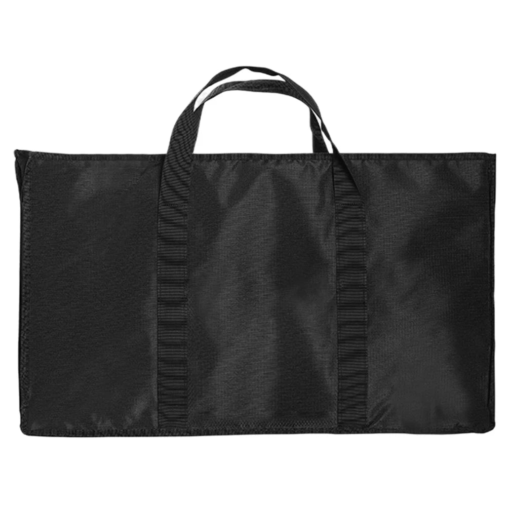 Folding Camping Table with Bamboo Board & Storage Bag Peaceful Pleasures Health and Wellness Black Table Bag United States
