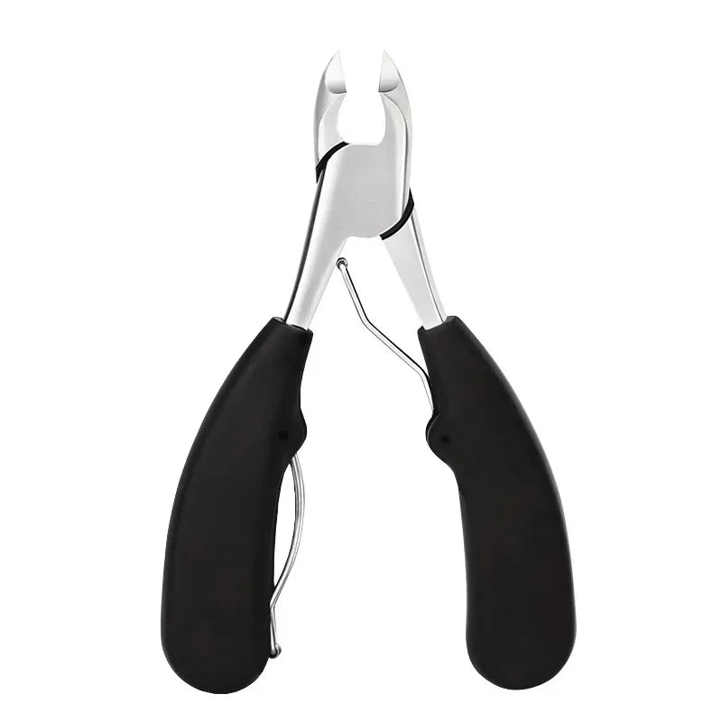 Toe Nail Clippers Remove Dead Skin Nail Correction Nippers Ingrown Toenail Cuticle Scissor Edge Cutter Thick Pedicure Care Tool Peaceful Pleasures Health and Wellness black