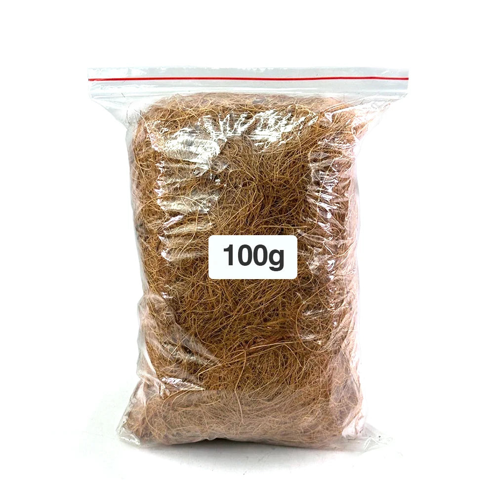 Natural Coconut Husk Fiber 50g–500g | Plants & Reptile Bedding
