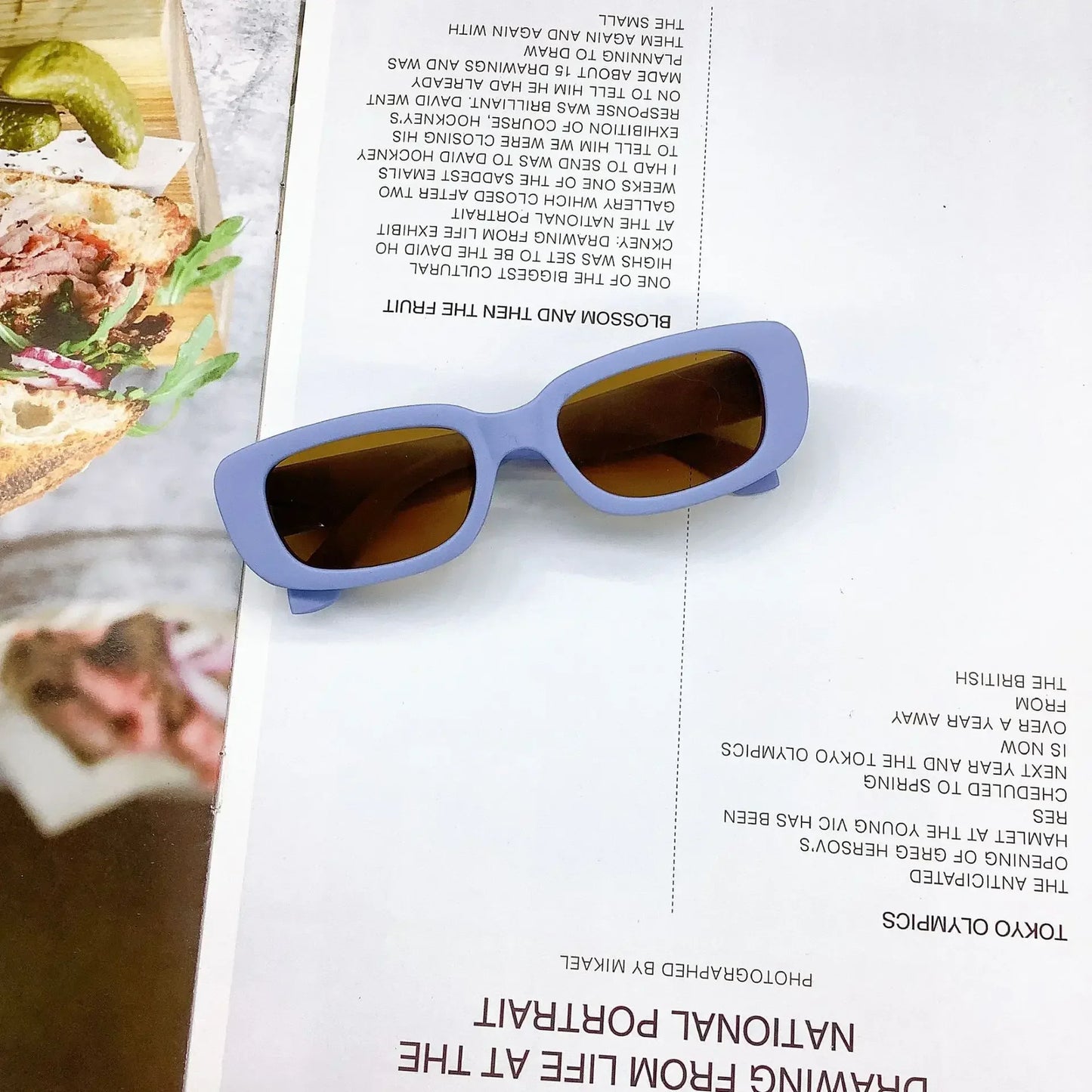 Kids UV400 Rectangle Sunglasses | Vintage Frosted Boys & Girls