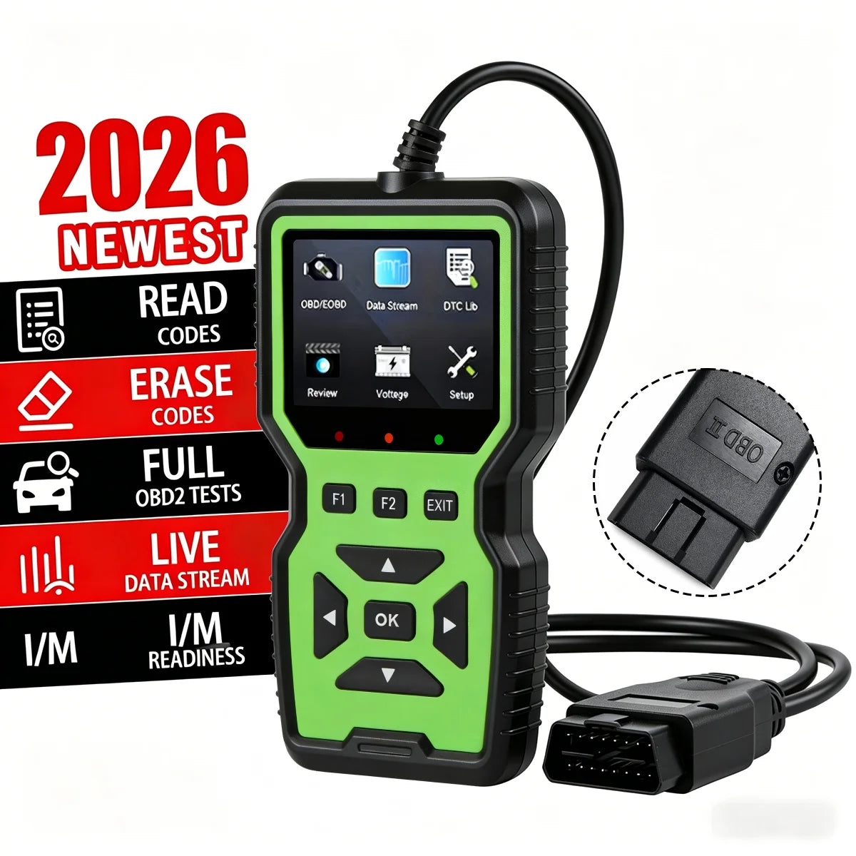 OBD2 Scanner – Read & Clear Fault Codes, Check Engine Light Peaceful Pleasures Health and Wellness