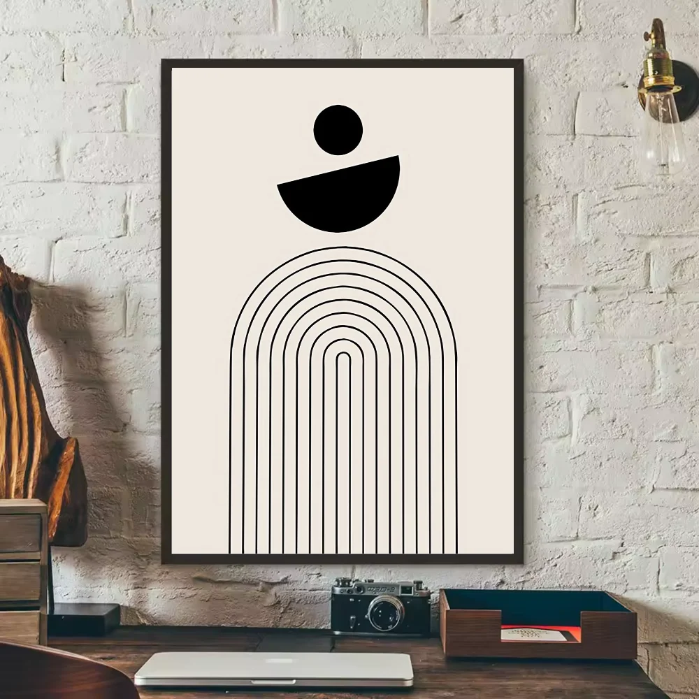 Abstract Bohemian Wall Art Poster | Waterproof PVC Home Decor Wall Art Poster Peaceful Pleasures Health and Wellness