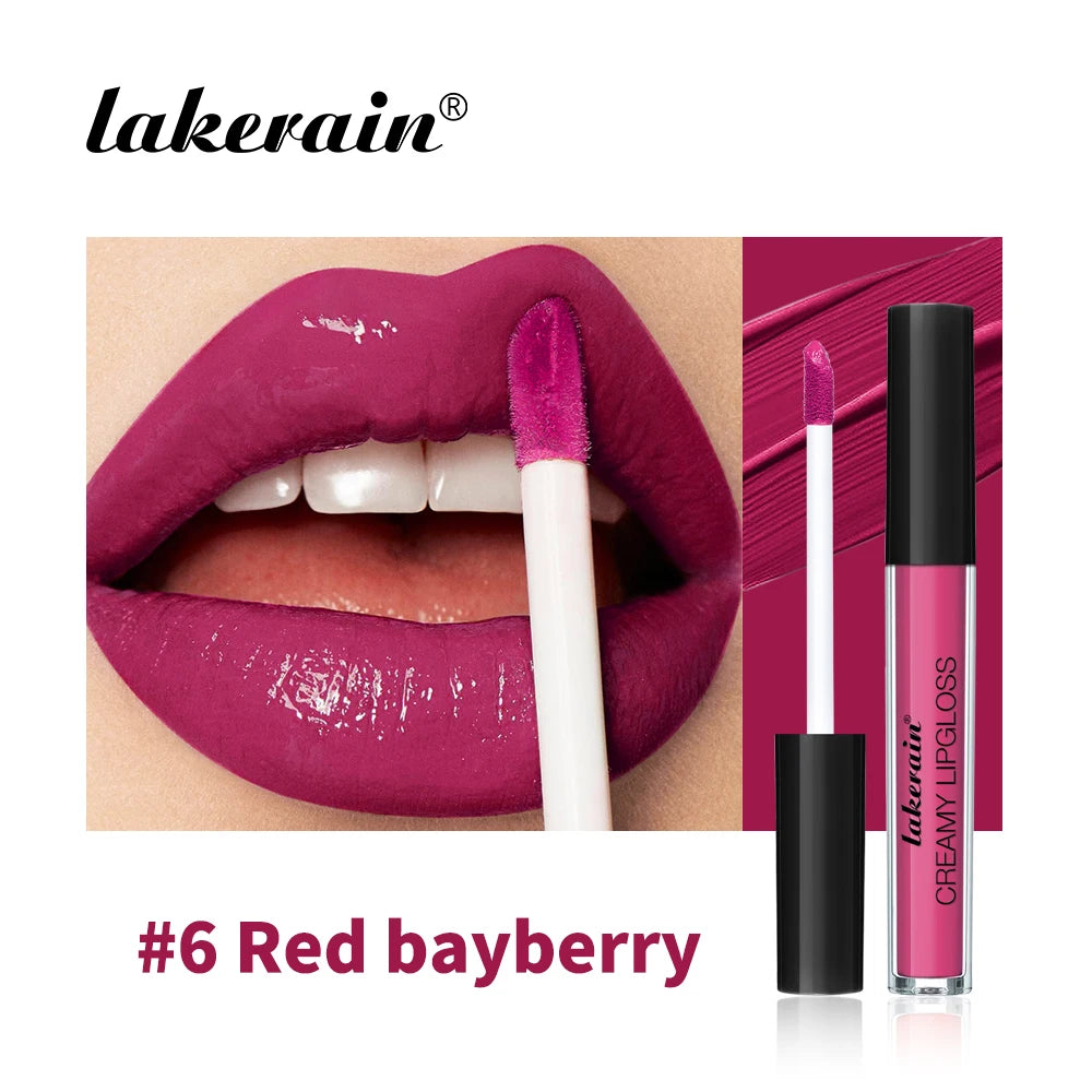 Waterproof Lip Stain 8 Colors Creamy Lip Gloss Long Lasting Non Fading Moisturizing Velvet Liquid Lipstick Moisture Makeup Peaceful Pleasures Health and Wellness 1pc 6
