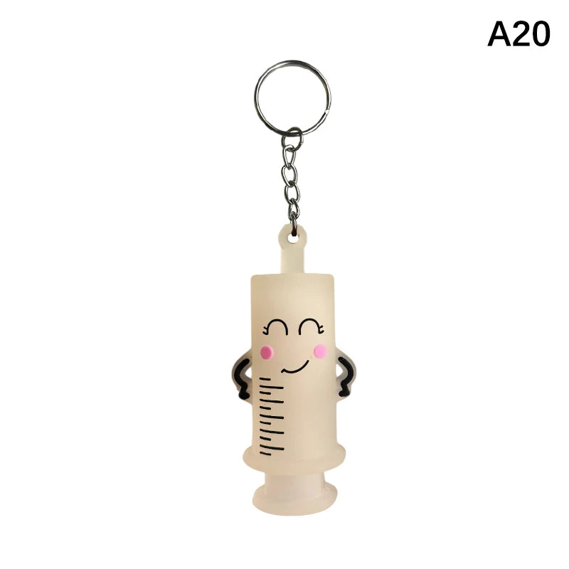 Paw Print Ampoule Bottle Opener Keychain for Nurses & Doctors Medical Keychain Tool Peaceful Pleasures Health and Wellness A20