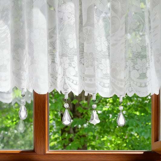 4-Pack Crystal Tablecloth Weights with Metal Clips – Windproof Tablecloth Weights Oasis Select