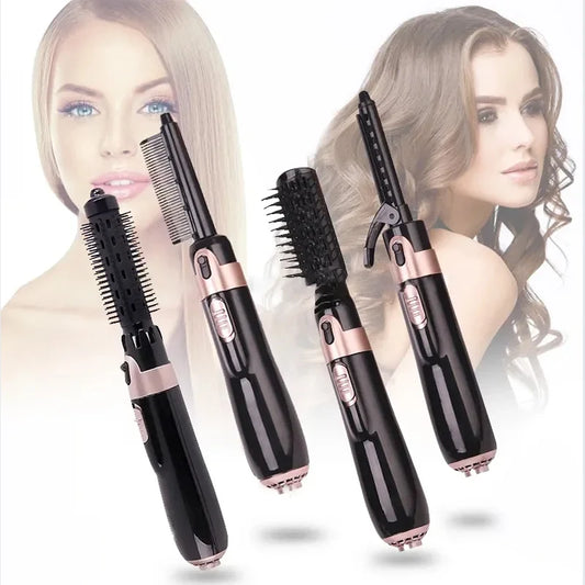 4-In-1 Hot Air Brush For Styling And Frizz Control Auto Rotating Curling Negative Ionic Curler Hair Dryer Brush Peaceful Pleasures Health and Wellness