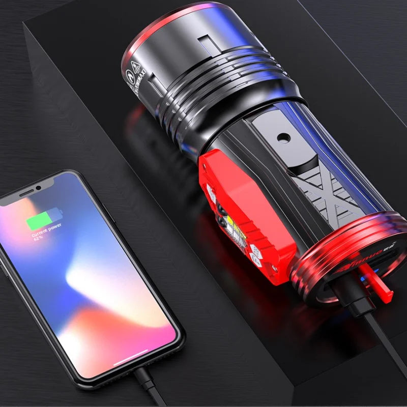 SHINEKNOT 4-Color Night Fishing Flashlight | 1200LM Waterproof
