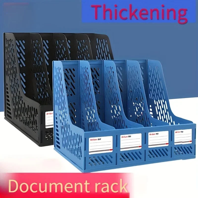 4-Tier Thickened File Rack | Desktop Document Organizer