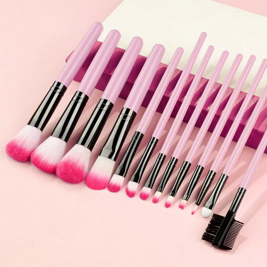 RUNTOIN 13-Piece Makeup Brush Set – Soft Synthetic Brushes