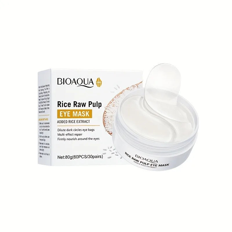 Rice Milk Eye Mask – Dark Circles & Puffiness Relief Eye Mask Peaceful Pleasures Health and Wellness A