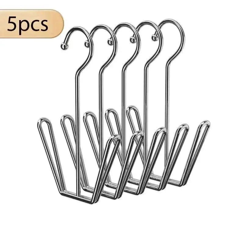 Stainless Steel Shoe Hanger Rack – Double Hook Drying Design