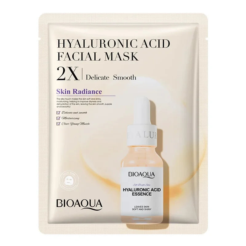 BIOAQUA 20-Pack Vitamin C Collagen Sheet Masks | Hyaluronic