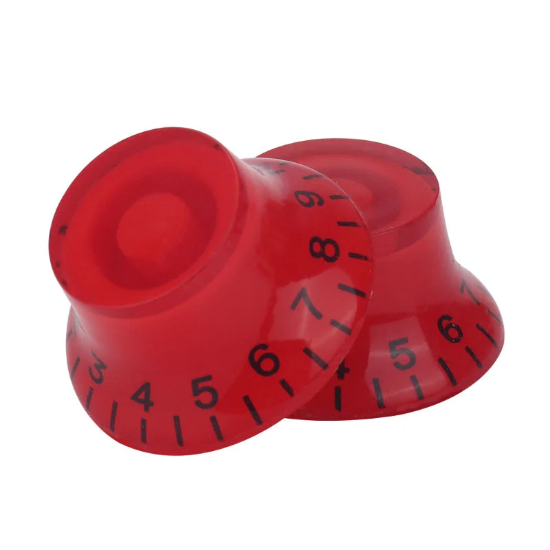Hat Transparent Volume Tone Control Knob Electric Guitar Dia Hole