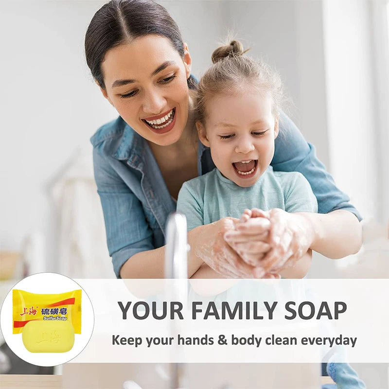 Shanghai Sulfur Soap Oil-Control Cleansing Bar | 3/5 Pack
