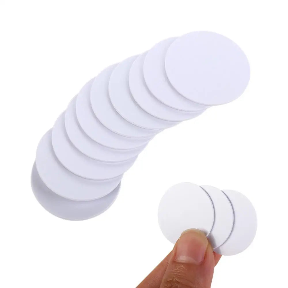 Adhesive Labels Smart Ring Chip Round Blank NFC Cards Label RFID NFC Tags Coin Tag Peaceful Pleasures Health and Wellness