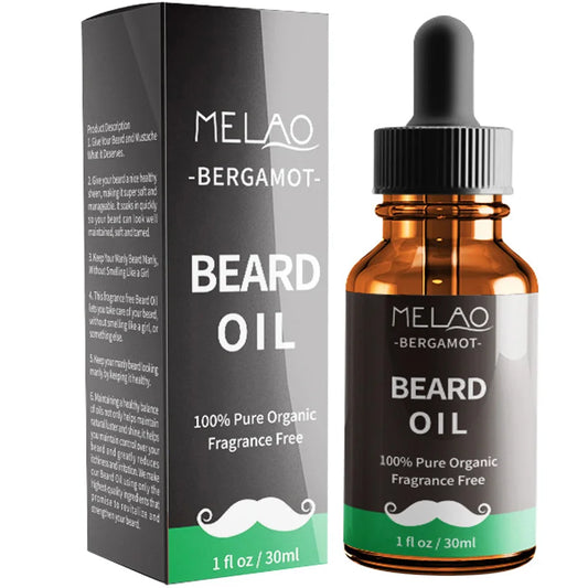 30ml Beard Growth Oil Serum For Men Beard Growth And Grooming Soften Strengthen Styling Beard Oil Beard Care Thicker Nourish Peaceful Pleasures Health and Wellness