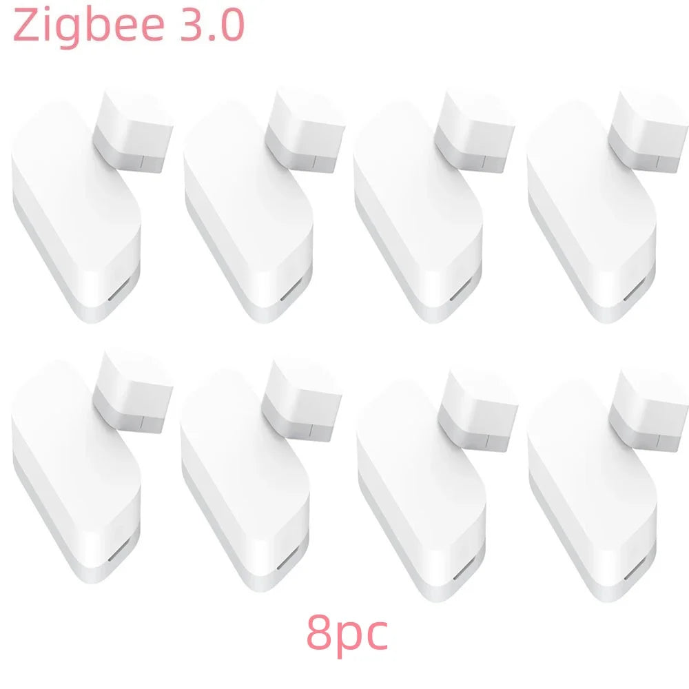 Aqara E1 Door Window Sensor Zigbee 3.0 Smart Mini Door Sensors Wireless Connection Work With Xiaomi Mi Home APP HomeKit Peaceful Pleasures Health and Wellness 8 pcs E1 Door Sensor