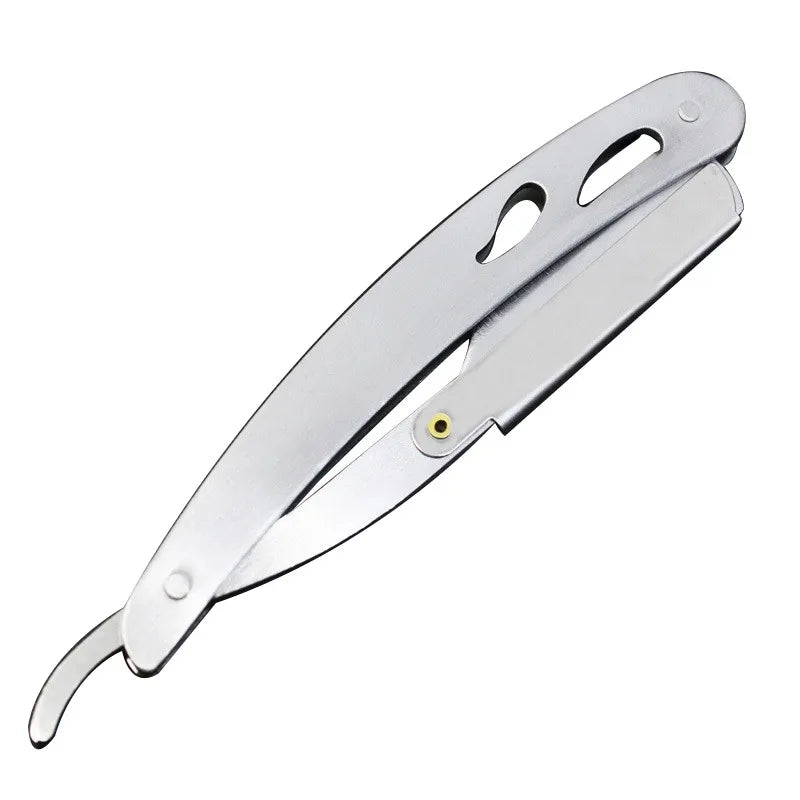 Straight Edge Folding Barber Razor – Stainless Steel Shaver