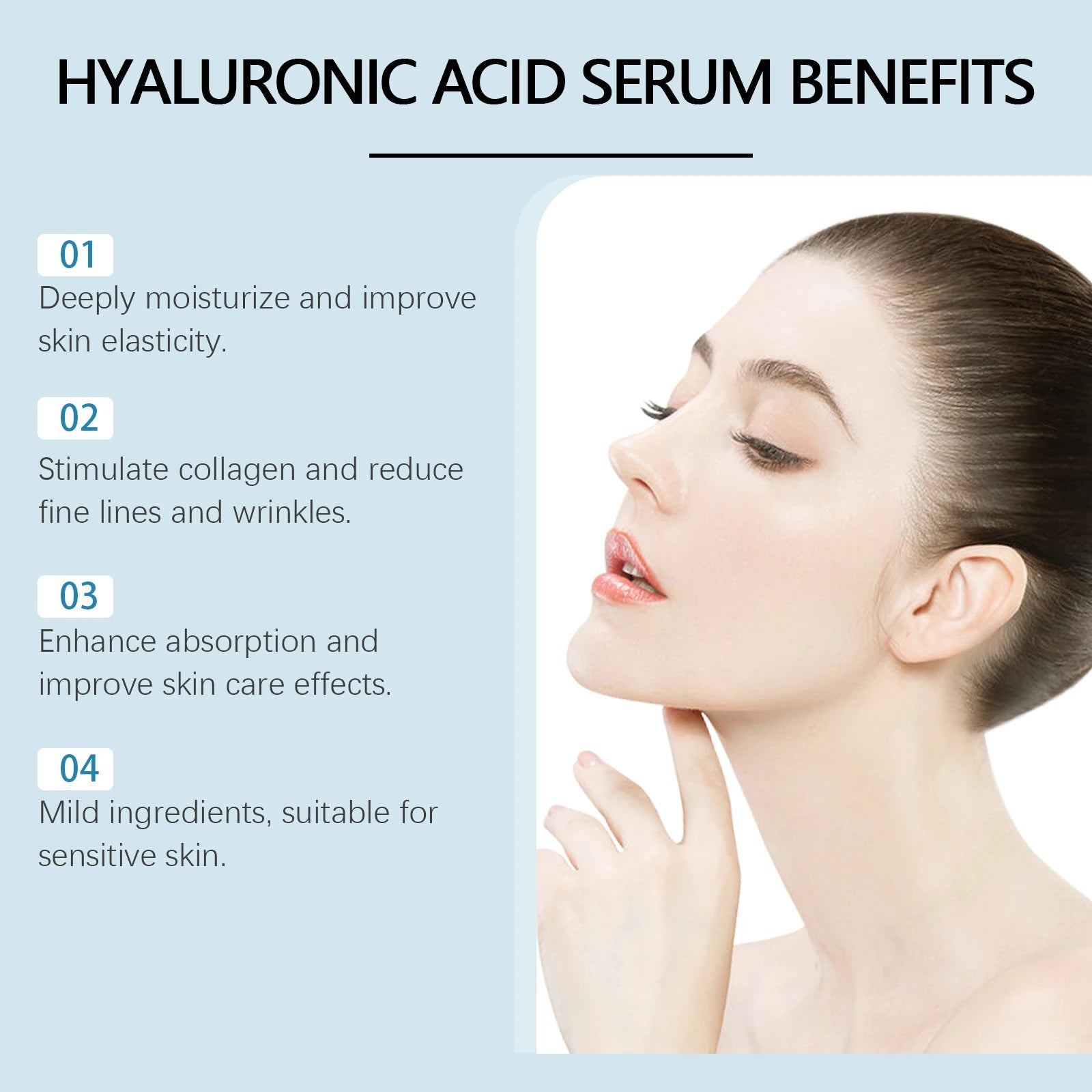 Hyaluronic Acid Microneedle Roller Serum – 0.25mm 64 Pins Peaceful Pleasures Health and Wellness