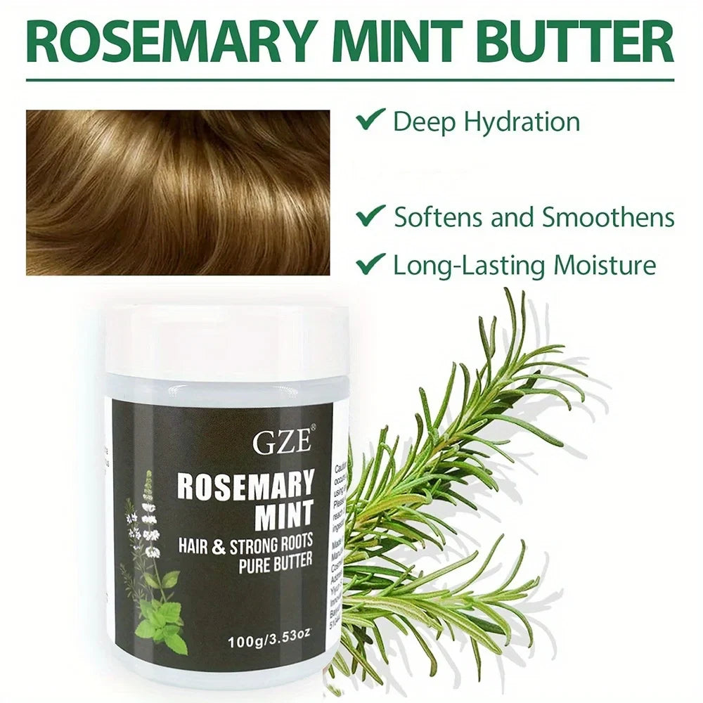 GZE Rosemary Mint Hair Butter – Growth & Root Strengthening 100g
