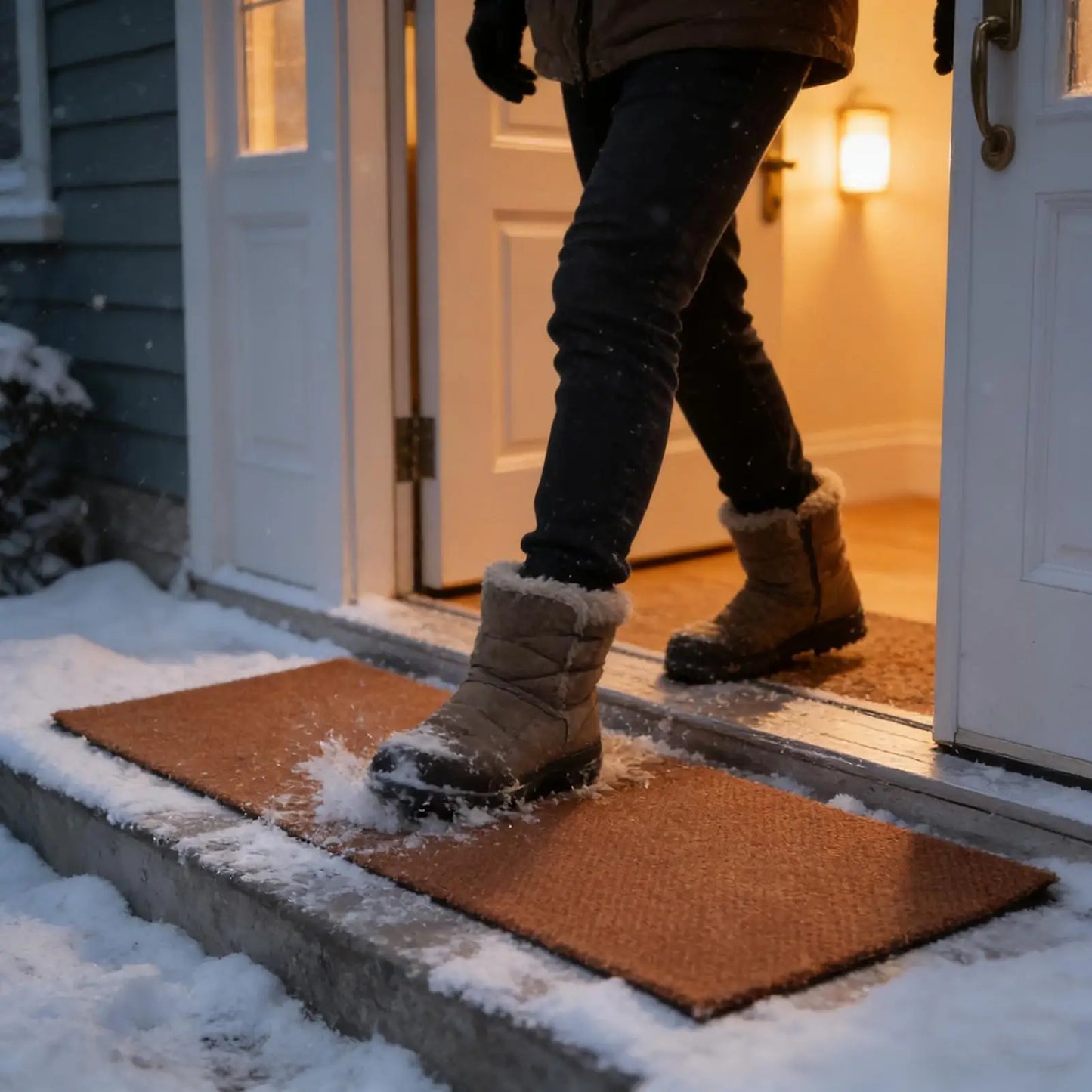 Anti-Slip Winter Walkway Runner Mat 300x40cm | Stairs & Porch