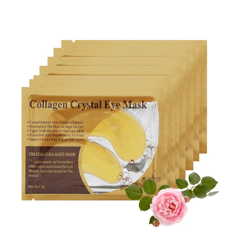 BIOAOUA Gold Collagen Eye Masks 20 Pairs – Dark Circle Patches