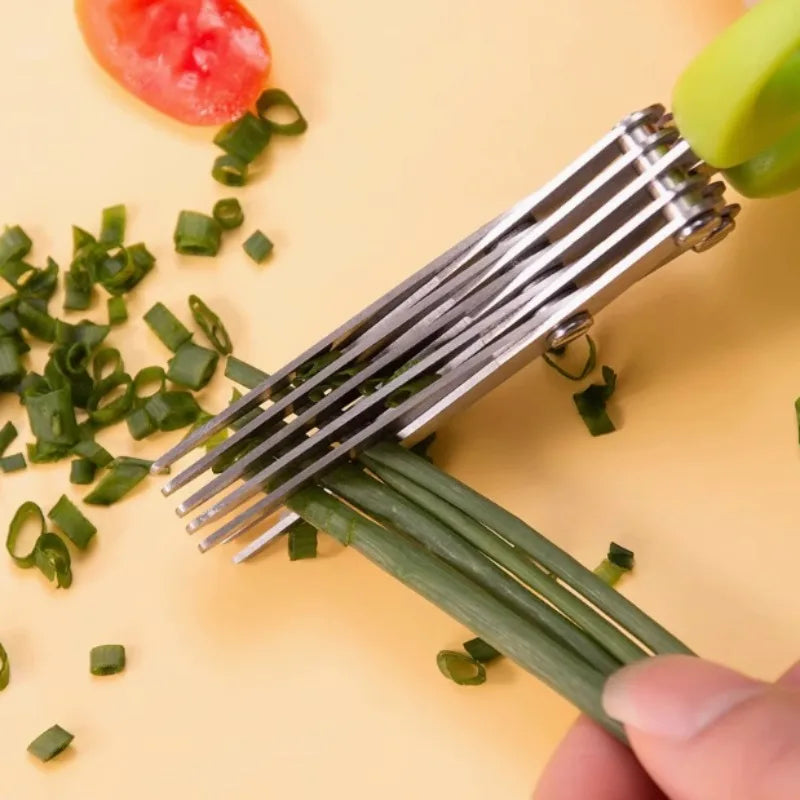Heavy Duty 5-Layer Stainless Steel Kitchen Shears & Scissors