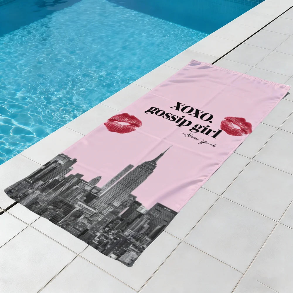 Quick Dry Beach Towel | Soft Lightweight Pool & Travel Towel Quick Dry Beach Towel Peaceful Pleasures Health and Wellness