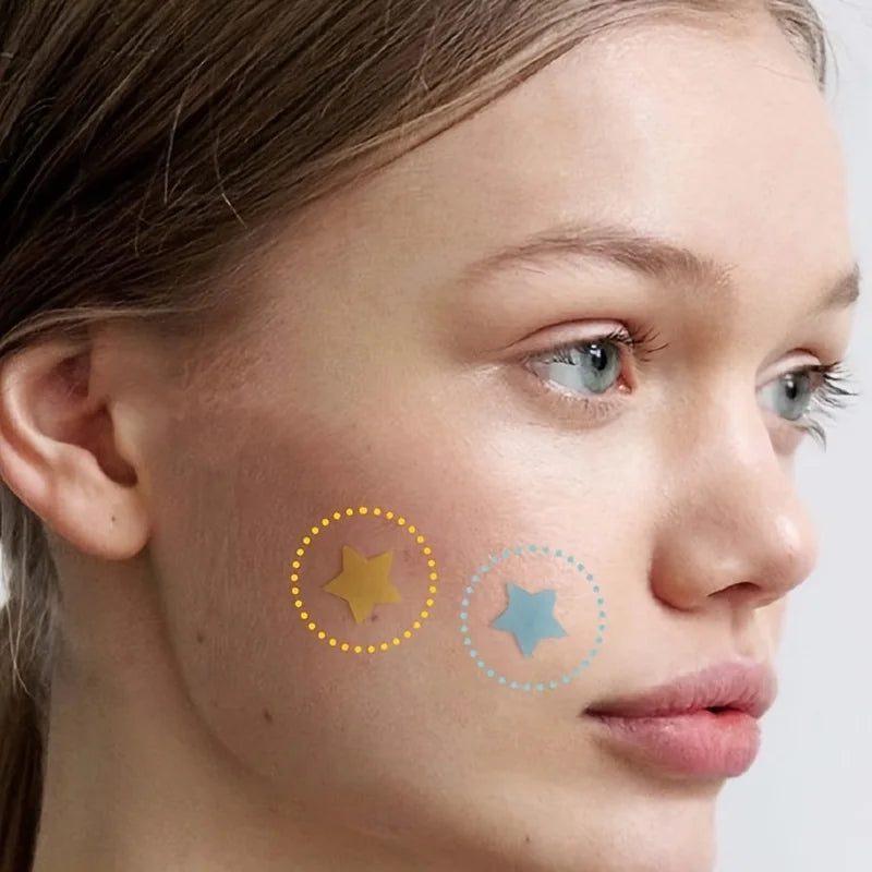 432 Star-Shaped Pimple Patches – Colorful Invisible PE Cover