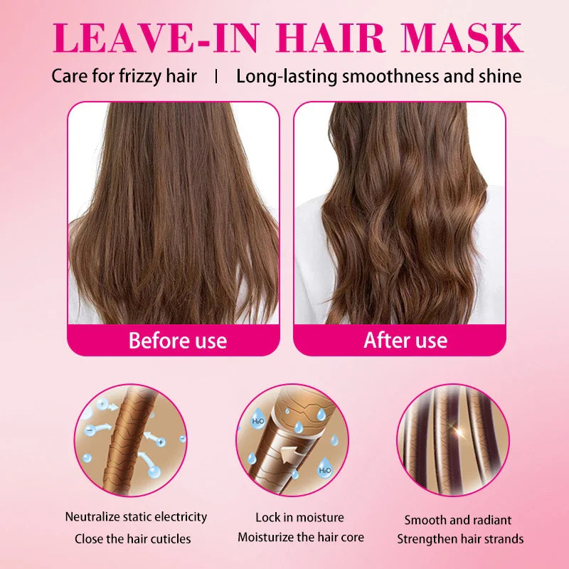YURHERSU No-Wash Hair Mask – Smooth, Lightweight & Non-Greasy
