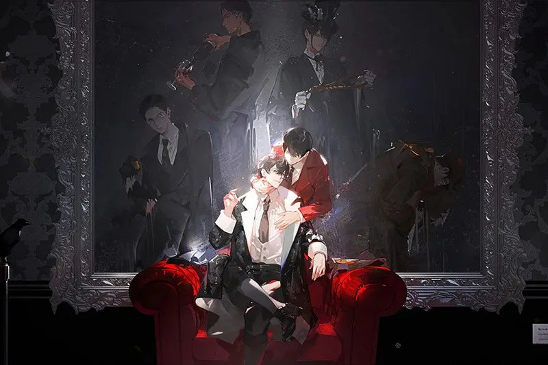 Lord of The Mysteries Frameless Canvas Poster High Definition Anime Style Peripheral for Fans Bedroom Living Room Wall Decor Peaceful Pleasures Health and Wellness