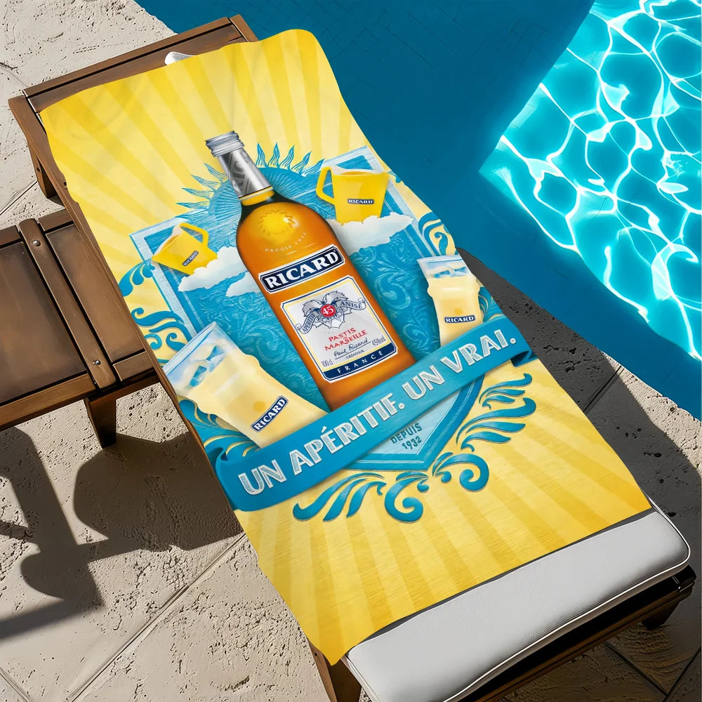 Quick-Dry Beach Towel | Soft Pool Towel for Travel, Gym & Camp