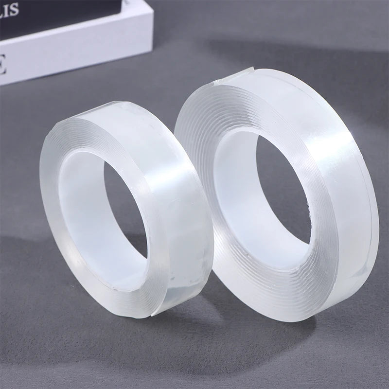 Kitchen Bathroom Nano Tape Super Strong Double Sided Tape Extra Strong Adhesive Non-slip Tape Waterproof Transparent Tape Peaceful Pleasures Health and Wellness