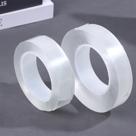 Kitchen Bathroom Nano Tape Super Strong Double Sided Tape Extra Strong Adhesive Non-slip Tape Waterproof Transparent Tape Peaceful Pleasures Health and Wellness