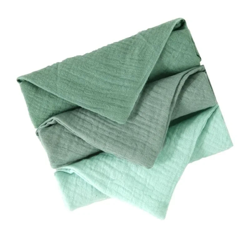 4-Pack Soft Cotton Baby Washcloths | Drool Bibs & Wipe Cloths Baby Washcloths Peaceful Pleasures Health and Wellness