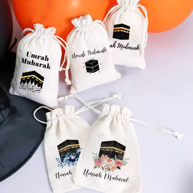 5-Pack Kaaba Islamic Gift Bags | Eid Hajj Umrah Ramadan