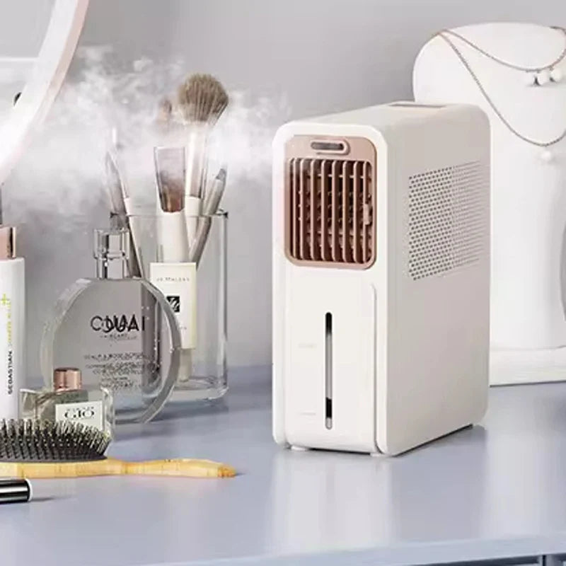 Portable Ice Mist Cooling Fan 1.6L Tank – BP-X5 Mini Air Cooler