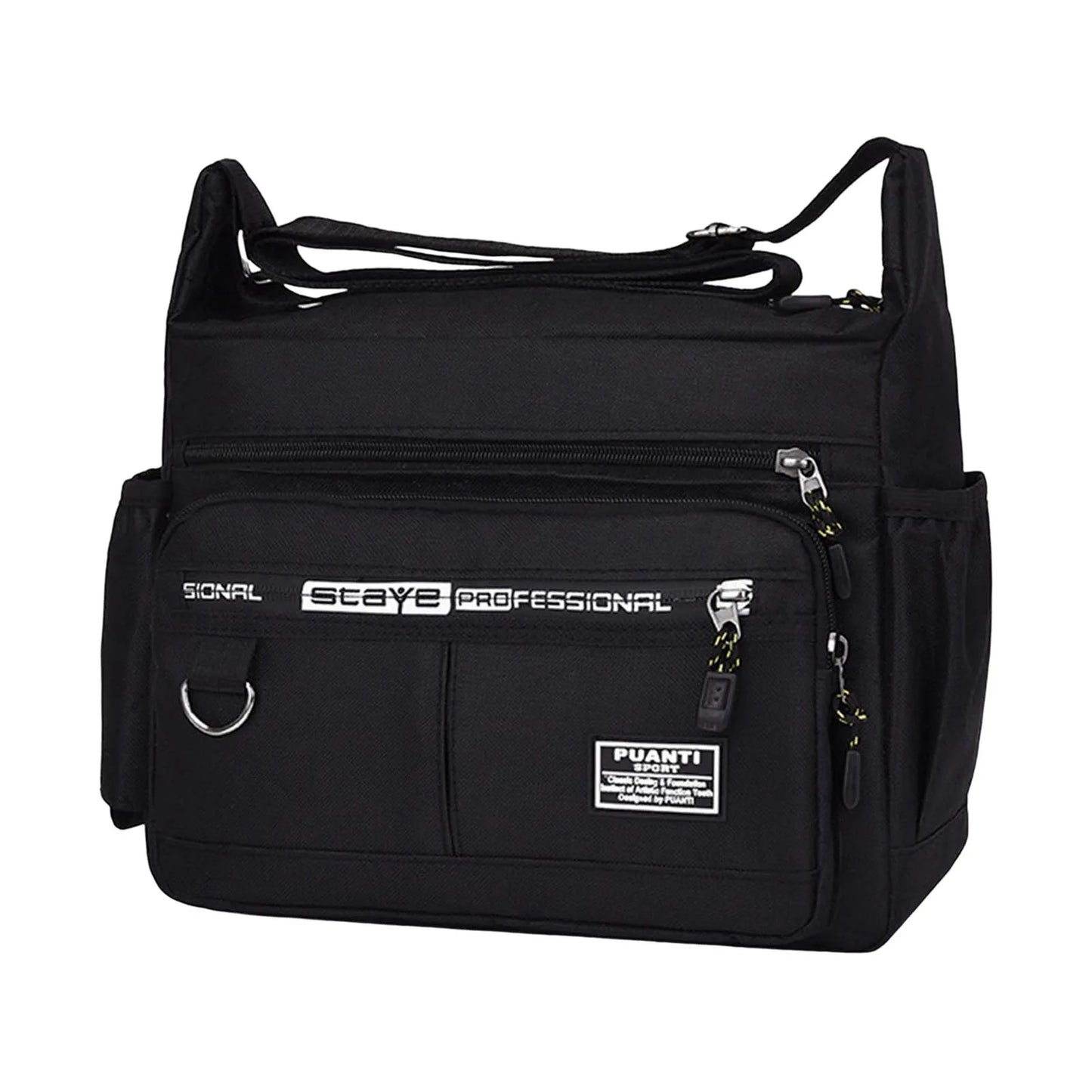 Men's Large Capacity Sling Shoulder Bag | Multi-Pocket Oxford