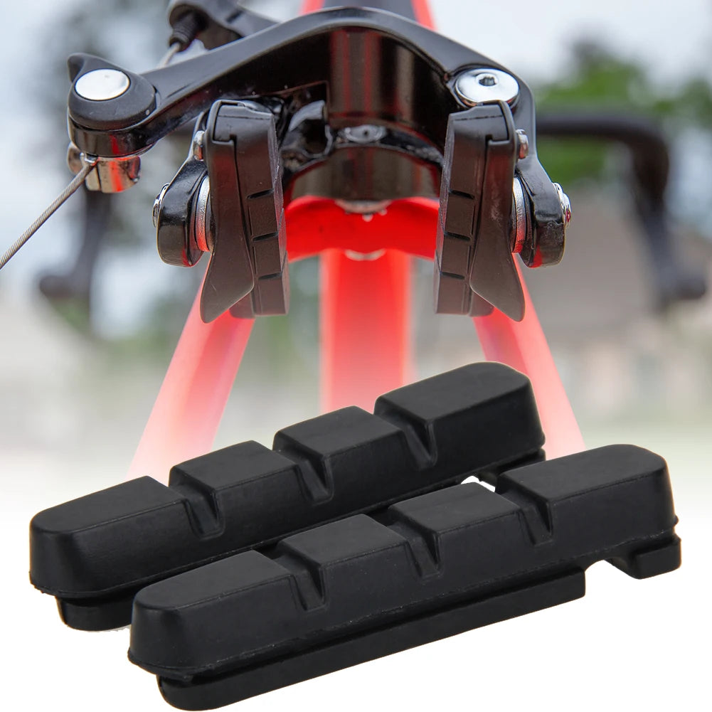 1-5 Pair 450TCR Road Bike Brake Pads 54mm for Alloy Rims Compatible with Dura Ace/Ultegra/105 Cartridge Lightweight (17g) Peaceful Pleasures Health and Wellness