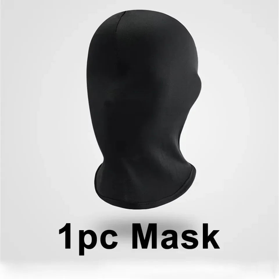 Spandex No-Hole Balaclava Head Cover – UV Protection & Cosplay