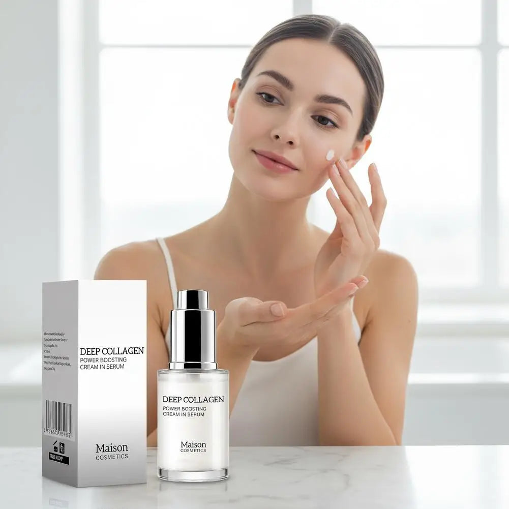 Collagen Essence Serum High Concentration Deep Nourish Moisturizing Repair Skin Elasticity Glow Intensive Hydrate Peaceful Pleasures Health and Wellness