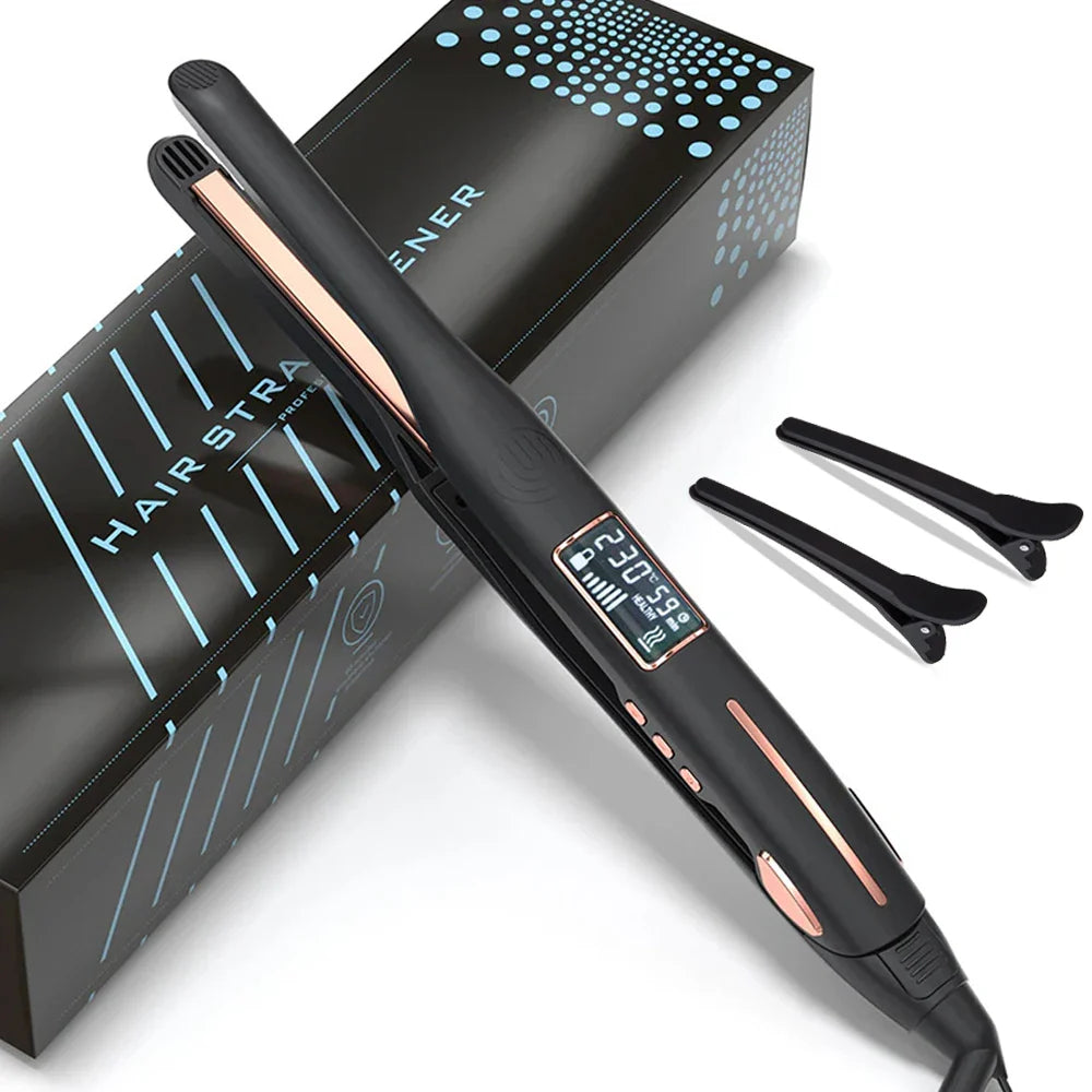 URGGU Mini Titanium Pencil Flat Iron – Short Hair & Beard