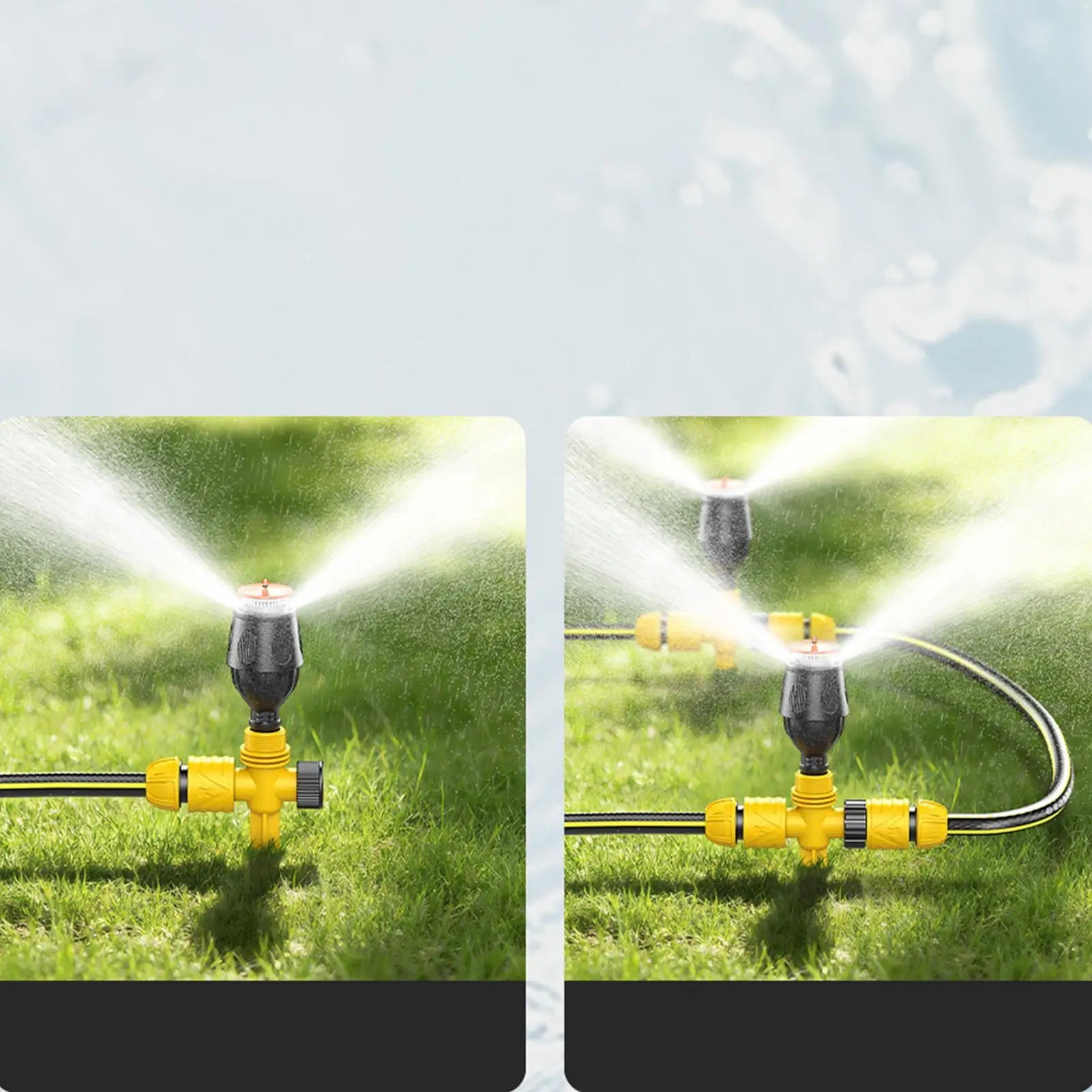 Lawn Sprinklers for Yard Outdoor Irrigation Sprinkler with Hose Coupling for Vegetable Yard Lawn Outdoor Homeowners Gardening Peaceful Pleasures Health and Wellness