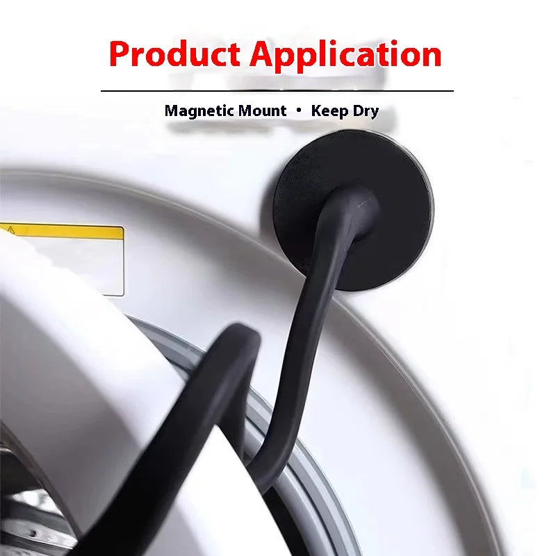 HOMEFISH Silicone Washer & Dryer Door Prop | Bendable Stopper Appliance Door Prop Peaceful Pleasures Health and Wellness