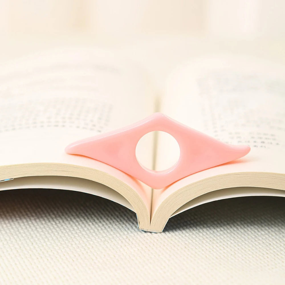 Thumbbook Support Acrylic Press Bookmark Book Reading Aid