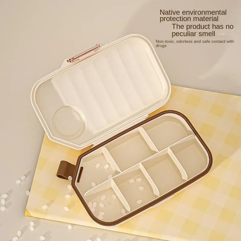 Weekly 7 Days Pill Portable Storage Organizer 3 Times A Day food grade Pill Storage Box Travel Medicine Dispensing Container Peaceful Pleasures Health and Wellness